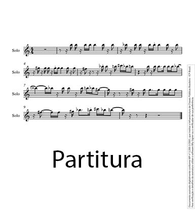 Modelo de partitura gerada automaticamente